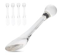 Ipetboom 5pièces Set De Mini Cuillères à Crème Contour Des Yeux De Applicateurs Portables Pour Massage Et Absorption Outils Compacts Pour Soins Visage