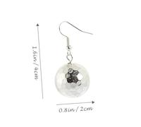 Ipetboom 6 Paires Boucles Doreilles Disco Ball pour Femmes Bijoux Fantaisie et Confortables Accessoires Mode pour Fêtes et Sorties