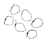 Ipetboom 6 Pièces Bracelet Couple Inoxydable Accessoires de Mode Unisexes pour Relations Élégant et Durable