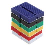 Ipetboom 6 pièces Mini Breadboards sans Soudure Petites Plaques Colorées pour Expériences Scientifiques Circuits Électroniques Modulables et