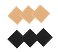 Ipetboom 6 pièces Patins Antidérapants pour Talons Hauts Semelles de Rechange Résistantes à Usure Coussinets Silencieux pour Protection et Anti-bruit des Chaussures