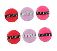 Ipetboom 6 Pièces Powder Puff Extra Soft Large Round Makeup Applicators For Loose And Wet Powder Reusable Cosmetic Pads For Women And Makeup Artists