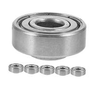 Ipetboom 6 Pièces roulements de roulements de roue pour roulements de roue de roulette de roulement de moyeu acier