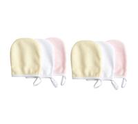 Ipetboom 6 Tampons Démaquillants en Ultrafine Réutilisables pour Nettoyage Rapide Visage, Serviettes Douces Adaptées Démaquillage Quotidien Voyages Couleur Aléatoire