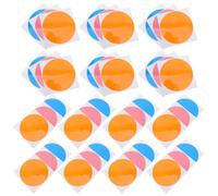Ipetboom 60 Pièces Étiquettes Rondes Autocollantes en Pvc Étanches Surface Écrivable, Usage Polyvalent pour Tapis et Documents, Adaptées aux Conteneurs Réfrigérés et Activités Éducatives