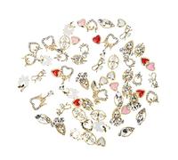 Ipetboom 60Pièces Charms à Ongles Baroque Décorations Art Éclatantes pour Nail Art Créations Kawaii et Accessoires
