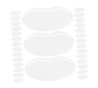 Ipetboom 60pièces Couvre-yeux Transparent Pour Soins Du Visage Faciale Pour Coiffeur Masque De Salon De Coiffure Lot De Units