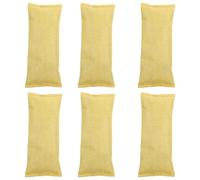 Ipetboom 6pcs Embauchoirs en Lin Charbon de Bambou Désodorisant et Absorbeur D'humidité pour Chaussures et Placards Ménage Couleur Aléatoire