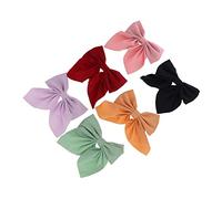 Ipetboom 6pièces Barrettes à Noeud Et Accessoire De Coiffure Élégant Et Pratique