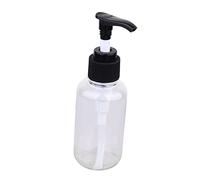 Ipetboom 6pièces Bouteille De Voyage Plastique Pet Flacon Rechargeable Avec Pompe Pression Pour Lotion Et Cosmétiques De Bouteilles Transparentes Pour Salle De Bain Et Camping
