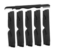 Ipetboom 6pièces Brosse à Sourcils Pliable Avec Peigne à Outil Portable Nylon Et Inox Pour Maquillage Impeccable Sourcils