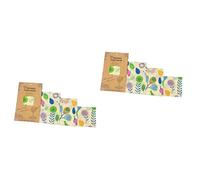 Ipetboom 6pièces Enveloppements Alimentaires Cire Abeille Coton pour Conservation Aliments Réutilisables Et