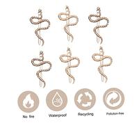 Ipetboom 6pièces Épingle à Cheveux Serpent Vintage Alliage Lot De Pinces Faciles à Ouvrir Antidérapantes Pour Femmes Et Filles Usage Quotidien