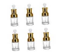 Ipetboom 6pièces Flacons Compte-gouttes Verre Pour Huile Essentielle Bouteille Lot De Usage Cosmétique Et Parfum