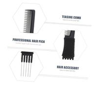 Ipetboom 6pièces Peigne à Cheveux Portable Multifonction Avec Pointe Pour Coiffure