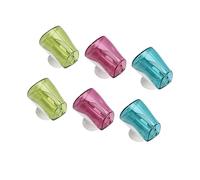 Ipetboom 6pièces Protège-tête De Brosse à Dents à Ventouse Étui De Rangement Et Support Mural pour Salle De Bain