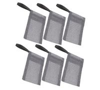 Ipetboom 6pièces Sac à Savon Réutilisable pour Douche Porte-savon Barre Pochette à Savon Multifonction Accessoire de Salle de Bain Pratique