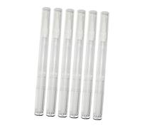 Ipetboom 6pièces Stylo Vide Transparent Avec Pinceau Pour Vernis à Et Gloss à Lèvres Tube Applicateur Cosmétique Pour Huiles Et Parfums