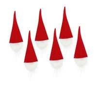 Ipetboom 6pièces Support pour Bouteille de Vin Housse de Bouteille Porte-Couverts pour Fête de Noël Rangement de Vaisselle