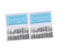 Ipetboom 720 Pièces Boîte de Goupilles Fendues Acier Inoxydable Outils de Réparation de Barres à Ressort pour Bracelet de Montre Kit Complet pour Horlogers et Remplacement de Maillons