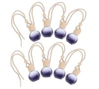 Ipetboom 8 pièces Diffuseur de Parfum Suspendu Verre Accessoires de Voiture avec Bouteilles Aromatiques pour Décoration Intérieure et Ambiance Romantique