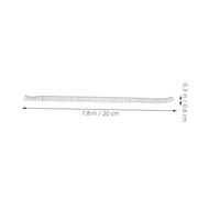 Ipetboom 8 pièces Faux Cils pour Poupées Multicolores Accessoires DIY pour Maquillage Artificiel de Poupées Noir Marron Thé Or