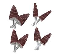 Ipetboom 8 pièces Jeu de Roues Abrasives Cône pour Outil Rotatif Têtes de Ponçage Polyvalentes pour Meulage et Polissage Accessoires pour Meuleuse de Précision