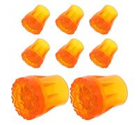Ipetboom 8 Pièces Lot de Embouts Antidérapants pour Béquilles Caoutchouc Oxford Remplacements Robustes pour Cannes de Marche et Bâtons de Randonnée