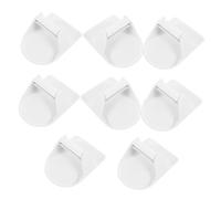 Ipetboom 8 Pièces Porte-bouteille Bouteilles De Boisson Liquide Cintre Pour Bouteille D'eau Cintres Rechargeable Étiquette Conditionneur Pompe Air Blanche Abdos