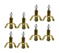 Ipetboom 8 pièces Support Mèche Trépied Alliage pour Lampe à Huile Grand Format Polyvalent Décor pour