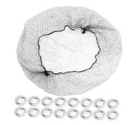 Ipetboom 80 pièces Filets à Chignon Invisibles Noirs Filet Chignon Cheveux Élastique Invisible pour Danse Travail et Maintien sans Pression Design Discret pour Contrôle des Cheveux