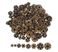 Ipetboom 80 pièces Lot Boutons-pression Métalliques pour Couture Fixation Solide et Fiable pour Vêtements Manteaux Vestes et Projets de Couture