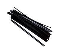 Ipetboom 800 Pièces Fil de Liaison Noir pour Sacs Pâtisserie Halloween Fil de Serrage Résistant pour Sacs Cellophane et de Fête