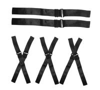 Ipetboom 8pièces Élastique Pour Perruque Réglable Bandeau Noir Antidérapant Accessoires Pour Perruques Système De Fixation Rapide Avec Crochets Maintien Stable Et Confortable