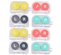 Ipetboom 8pièces Étui De Voyage pour Lentilles De De Pratiques avec Récipients Remplaçables Compact Et Étanche Accessoire pour Transport des Lentilles