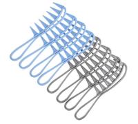 Ipetboom 8pièces Large Tooth Detangling Comb Set Anti-static Styling Combs for Wet and Dry Hair for All Hair Types