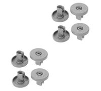 Ipetboom 8pièces Universelles Pour Râtelier De Lave-vaisselle Accessoires Compatibles Roulettes De Remplacement Pour Panier Inférieur Installation Facile Et