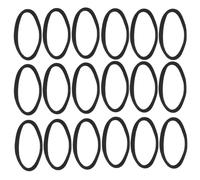 Ipetboom 96 Boucles Élastiques pour Métier à Tisser Cordons Extensibles en Fibre Polyacrylique Noir Recharge pour Tissage de Maniques et Loisirs Créatifs