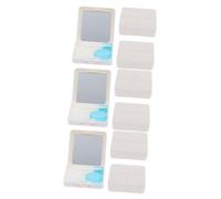 Ipetboom 9ensembles Boîtier De Lentilles De avec Miroir De Boîtes Pratiques Organisateur De Lentilles Portable Et Léger pour Voyage