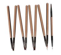 Ipetboom 9pièces Stylos Pour Manucure Pinceaux Manucure Et Outils De Nail Art De Stylos Liners Pour Dessiner Motifs Sur Ongles