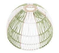 Ipetboom Abat-jour en Rotin Synthétique Tressé Main Léger de Panier, Cache-lampe Suspendu pour Plafond, Remplacement D’abat-jour de Plafonnier, Décor Bohème pour Salon, Chambre Cuisine