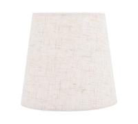 Ipetboom Abat-Jour en Tissu Lin E14 pour Lampe de Plafond Lustre ou Lampadaire Petite Taille Couleur Lin Naturel Compatible Lampes de Maison Décoration Intérieure et Ambiance