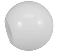 Ipetboom Abat-Jour en Verre Boule Laitonnée 130 MM Diamètre Embase Plate Compatible E27 Verre Translucide pour Lampe de Table Lampadaire Suspendre Remplacement Luminaire Polyvalent