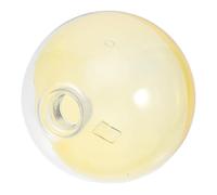 Ipetboom Abat-jour en Verre Sphérique 150 Mm de Diamètre, Demi-jaune, pour Ampoules G9 2-2,2 Cm, Remplacement D’abat-jour Globe, Diffuseur de Lumière Doux pour Salon et Chambre