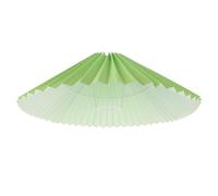 Ipetboom Abat-jour Plissé en Tissu Vert 32 Cm de Base, Diamètre Fixation 4,3 Cm, pour Lampadaire et Lampe de Table, Éclairage Doux, Adapté Chambre Salon Bureau, Abat-jour Cloche Classique