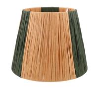 Ipetboom Abat-jour Tissé la Main en Corde de Papier Naturelle, Plafonnier Bohème Rustique 20x15x13 Cm, Abat-jour Suspendu pour Salon, Salle à Manger Cuisine, Diffusion Lumineuse Douce