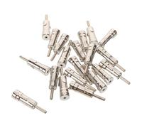 Ipetboom Adaptateur d'Antenne Audio Voiture 3 Broches Lot de 20 Pièces Connecteur Iso vers Din Compact Compatible Autoradio Réception FM Améliorée pour Installation Audio Automobile