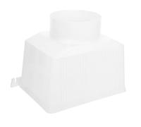 Ipetboom Adaptateur de Descente Pluviale en PVC 110 MM Déviateur D’Eau de Toiture Résistant aux Intempéries Raccord pour Système de Gouttières Collecteur D’Eau de Pluie pour Jardin