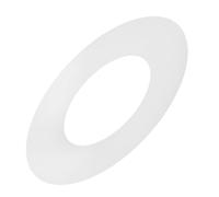 Ipetboom Anneau de Rechange pour Luminaire LED Bague de Finition Circulaire Blanche Intérieur Extérieur pour Masquer Dinstallation et Assurer un Ajustement Sécurisé