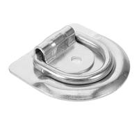 Ipetboom Anneaux D'arrimage en Acier pour Coffre et Remorque, Fixation Robuste et Polyvalente pour Camion, Capacité Lourde, Couleur Argenté